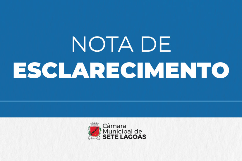 Nota de Esclarecimento 