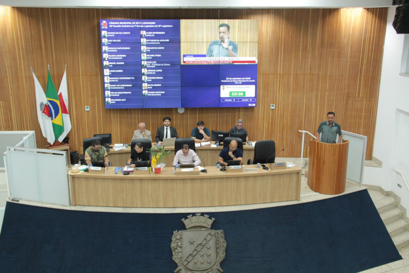 Pauta trancada marca a 32ª Reunião Ordinária da Câmara Municipal de Sete Lagoas