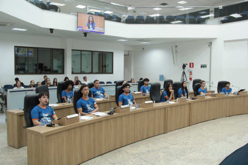Câmara de Sete Lagoas realiza 2ª Reunião Ordinária do Parlamento Jovem 2025/2026