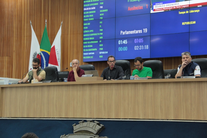 Câmara de Sete Lagoas anuncia novo líder do governo e cria comissão para debater crise no transporte coletivo