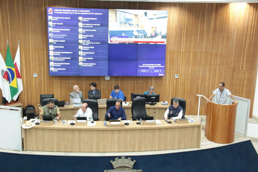 Câmara de Sete Lagoas realiza 4ª Reunião Ordinária com pauta extensa e debates na Tribuna do Povo