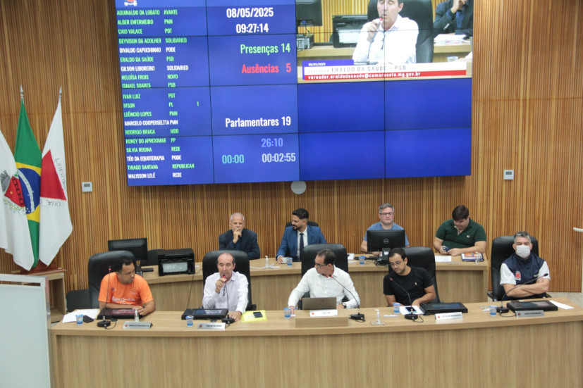 Câmara de Sete Lagoas realiza duas Reuniões Extraordinárias para agilizar votação e garantir continuidade do Mexa-se