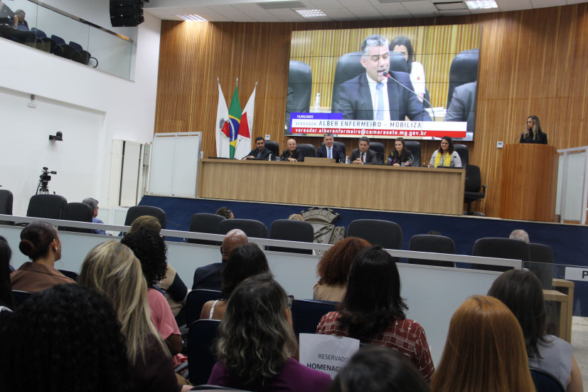 Câmara Municipal faz tributo aos profissionais de enfermagem