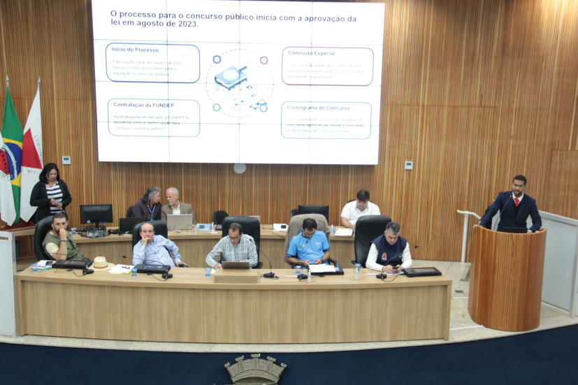 Câmara Municipal de Sete Lagoas realiza 16ª Reunião Ordinária com destaque para a homologação do Concurso Público 