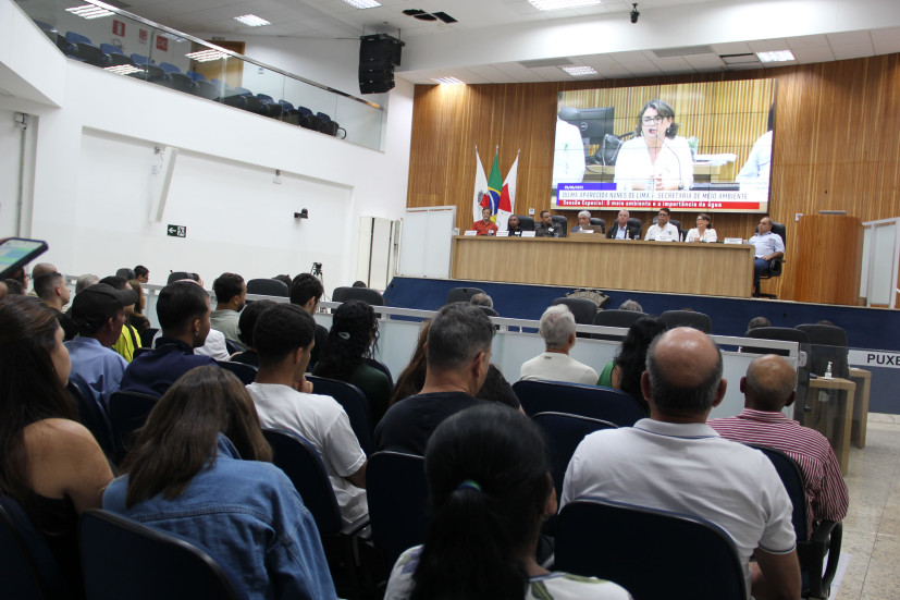 No Dia Mundial do Meio Ambiente, Câmara Municipal de Sete Lagoas sedia Sessão Solene sobre a importância da água