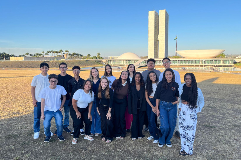 Parlamento Jovem vai a Brasília para ampliar conhecimento sobre política brasileira