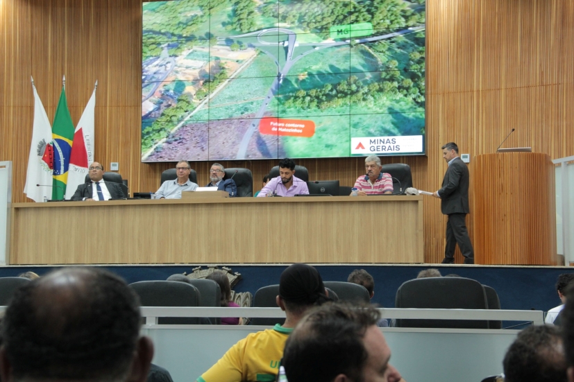 Com presença de lideranças do colar metropolitano, Audiência Pública debateu instalação de pedágio na MG-424 na Câmara